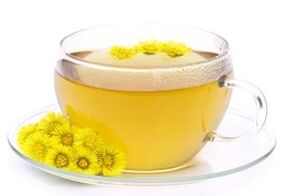 Decociation of Coltsfoot for cervical osteochondrose treatment