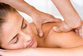 Massage with cervical osteochondrose