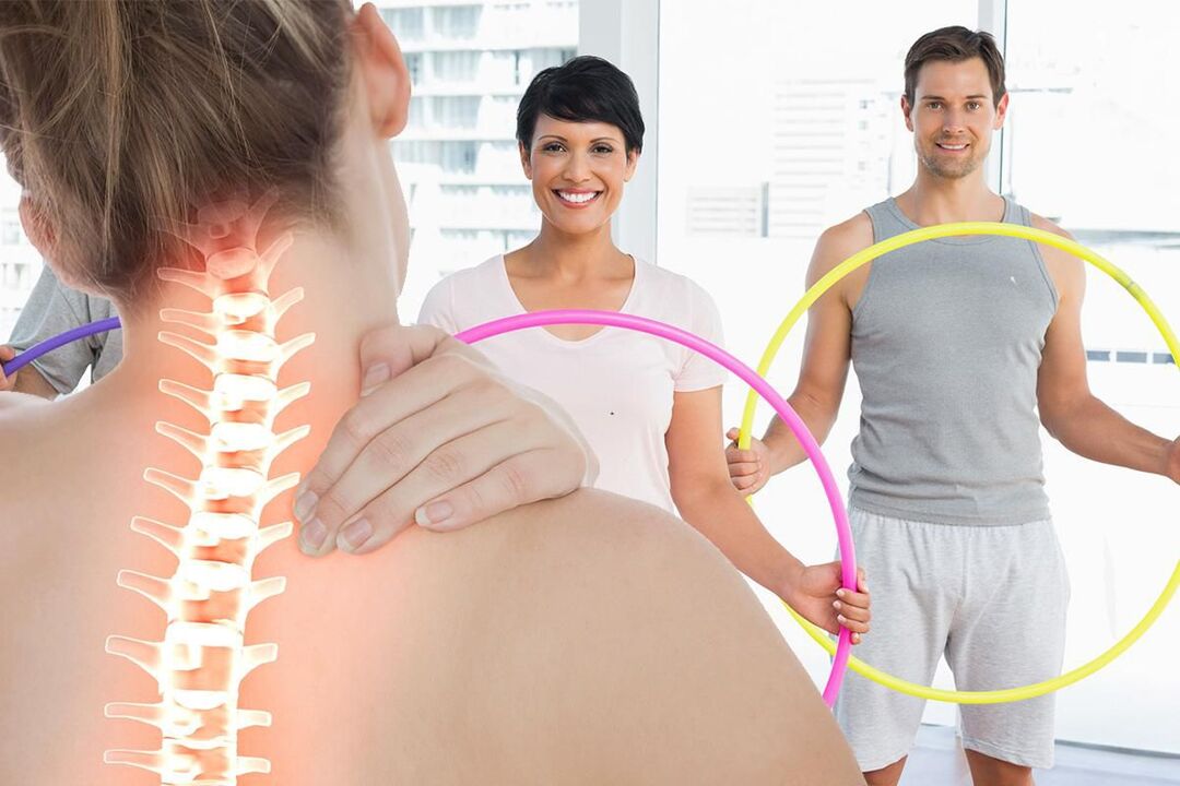 Active lifestyle with osteochondrose